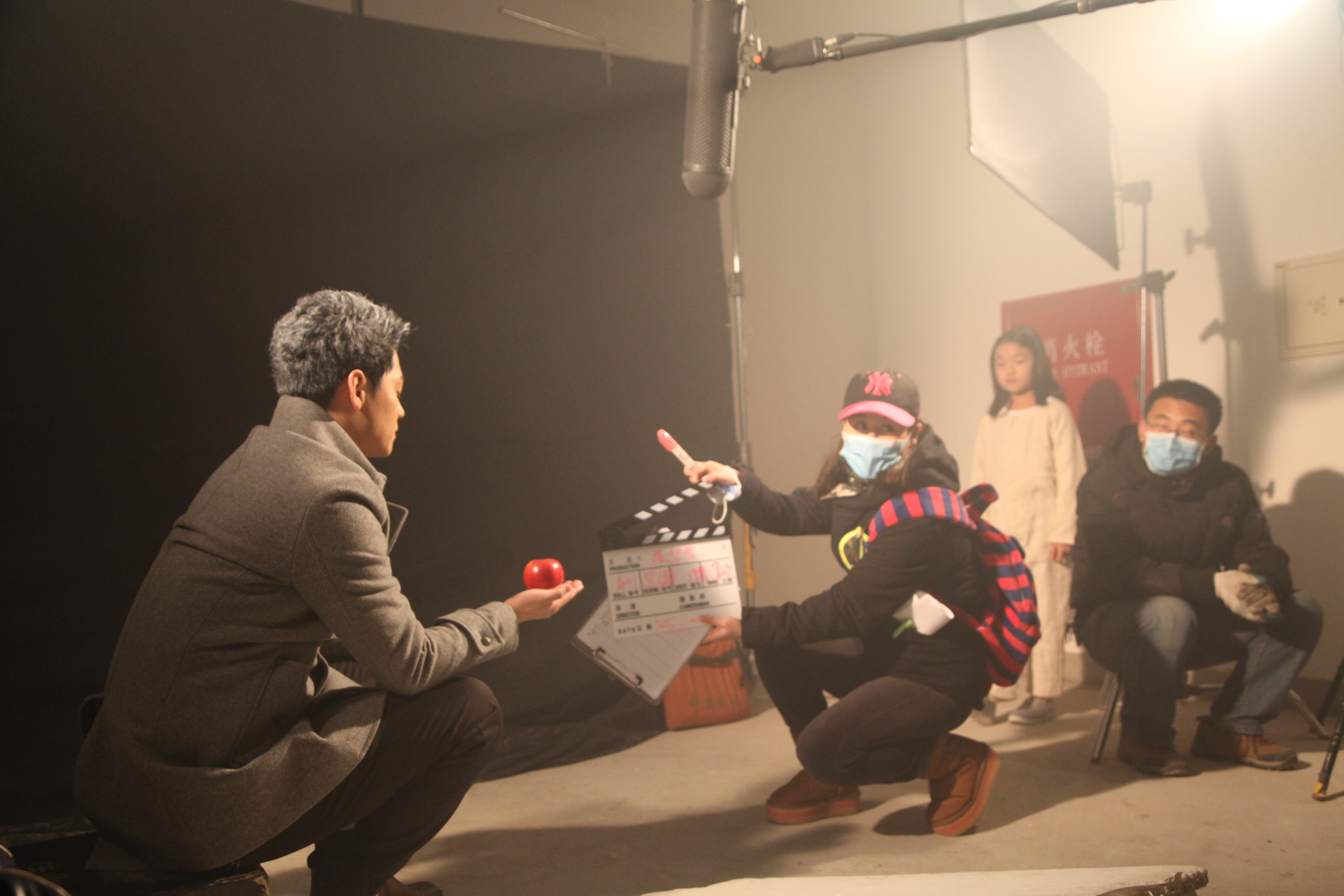 导演在北京拍摄电影现场幕后